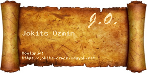 Jokits Ozmin névjegykártya